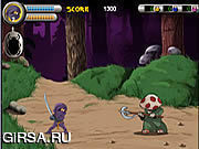 Флеш игра онлайн 3-футовый Ниндзя II