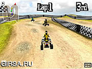 Флеш игра онлайн Гонки на квадроциклах 3D / 3D Quad Racing