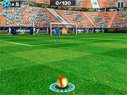 Флеш игра онлайн 3D штрафной удар: Чемпионат Мира 18