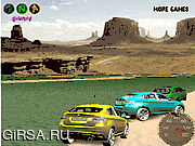 Флеш игра онлайн Гонки на джипах / 3D Jeep Racing 