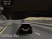 Флеш игра онлайн 3D полиция водитель автомобиля симулятор