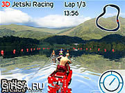 Флеш игра онлайн Ледяные Гонки 3D / 3D Jetski Racing