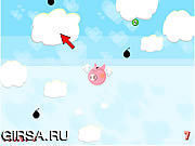 Флеш игра онлайн The Flying Piggybank