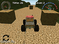 Флеш игра онлайн 4х4 грузовик-монстр