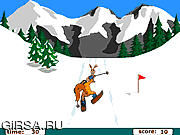 Флеш игра онлайн Горные лыжи: Стиль SQRL