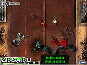 Флеш игра онлайн Американский Танк Вторжение Зомби / American Tank Zombie Invasion