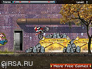 Флеш игра онлайн Езда велосипеда осени / Autumn Bike Ride