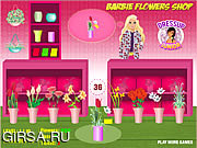 Флеш игра онлайн Барби. Цветочный магазин / Barbie Flowers Shop