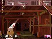 Флеш игра онлайн Shootup Barn зомби