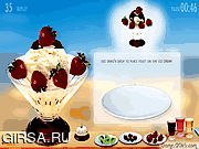 Флеш игра онлайн Пляж Мороженое / Beach Ice Cream