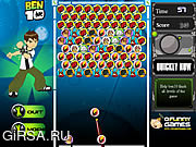 Флеш игра онлайн Бен 10 и инопланетные шары / Ben 10 and the Alien Balls