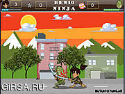 Флеш игра онлайн Ниндзя Бэнджо / Benjo Ninja