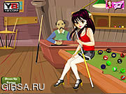 Флеш игра онлайн Бильярд Девушка / Billiards Girl 