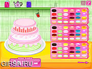 Флеш игра онлайн Birthday Cake Chef