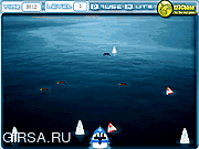 Флеш игра онлайн Лодка Выжить / Boat Survive