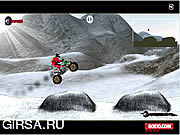 Флеш игра онлайн Зимняя гонка / Box10 ATV 5