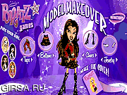 Флеш игра онлайн Bratz Model Make Over