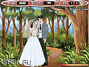 Флеш игра онлайн Поцелуй сезона невесты и Groom