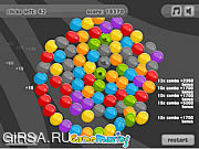 Флеш игра онлайн Цветные шарики 2 / Bubble It 2