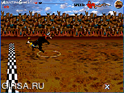 Флеш игра онлайн Король родео / Bucking Bull Racing