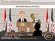 Флеш игра онлайн Ботинок Буша / Bush Shoe