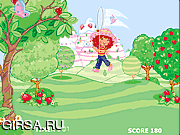 Флеш игра онлайн Клубничный Торт: Strawberryland Бабочек Ловить / Strawberry Shortcake: Strawberryland Butterfly Catch