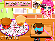 Флеш игра онлайн Бабочка Банан Cupcake