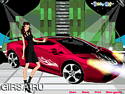 Флеш игра онлайн Девушка Car Show / Car Show Girl