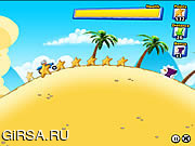 Флеш игра онлайн Приключения Сары / Cara's Dune Buggy Dash