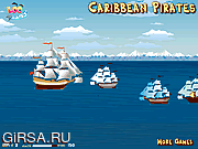 Флеш игра онлайн Карибские пираты / Caribbean Pirates