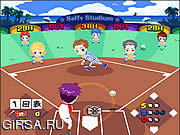 Флеш игра онлайн Бейсбол шаржей