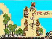 Флеш игра онлайн Castaway Island Tower Defense