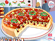 Флеш игра онлайн Пицца тарелки Чiкаго глубокая
