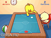 Флеш игра онлайн Chicken Table Hockey