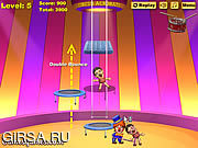 Флеш игра онлайн Любовная история. Скрытые буквы / Circus Acrobats