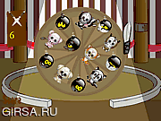 Флеш игра онлайн Circus Death Wheel