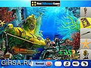 Флеш игра онлайн Цветные Рыбы. Найти предметы