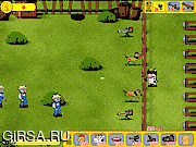Флеш игра онлайн Cow Vs Zombies