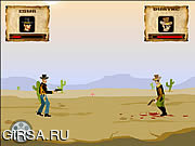 Флеш игра онлайн Дуэль ковбоев / Cowboy Duel