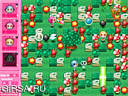Флеш игра онлайн Миленький Бомбермен / Cute Bomberman