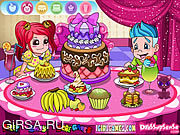 Флеш игра онлайн Очень вкусный официальныйо обед торта / Delicious Cake Dinner Party