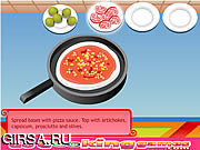 Флеш игра онлайн вкусные пиццы / Delicious Pizza Cooking