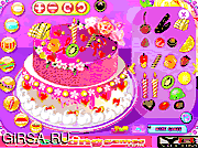 Флеш игра онлайн Торт Дизайн свадебных / Design Wedding Cake