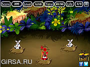 Флеш игра онлайн Дьявол Кролик Охота / Devil Rabbit Hunt