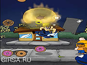 Флеш игра онлайн Съешь пончик! / Donut Get!