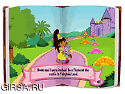 Флеш игра онлайн Даша на сказочной фиесте / Dora Fairytale Fiesta