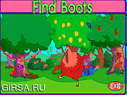 Флеш игра онлайн Даша находит начальные загрузки / Dora Find Boots