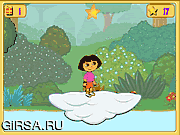 Флеш игра онлайн Дора Сохраняет Карту / Dora Saves Map