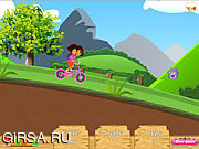 Флеш игра онлайн Дора Uphill Поездка / Dora Uphill Ride