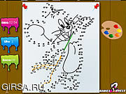 Флеш игра онлайн Dot To Dot Jerry